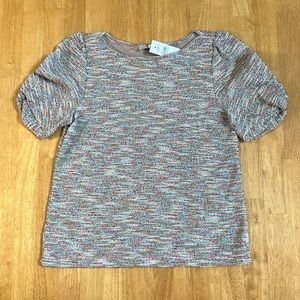 Small short sleeved top from Anne Taylor Loft. New with tags.